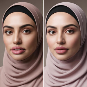 شفاه ممتلئة بدون مظهر مبالغ فيه